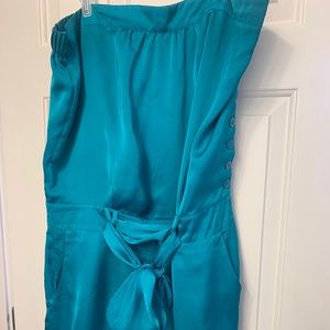 Limited Strapless Silk Romper